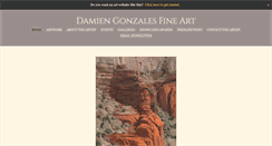 Desktop Screenshot of damiengonzales.com